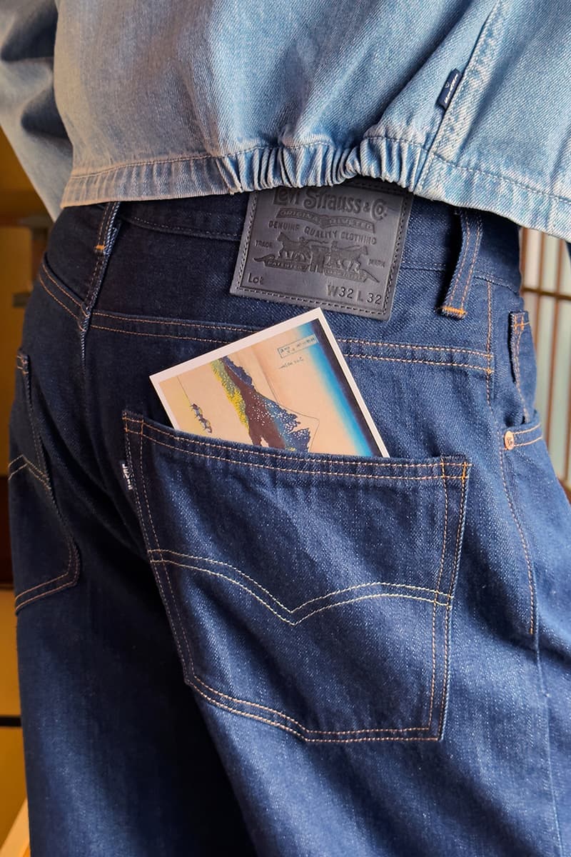 Levi's Launches New Sophisticated Line of Denim, Blue Tab canadian tuxedo dress up statement pieces orange tab younger more experimental crowd structured coats bell bottom jeans