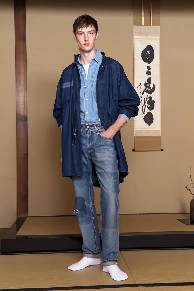 Levi's Launches New Sophisticated Line of Denim, Blue Tab canadian tuxedo dress up statement pieces orange tab younger more experimental crowd structured coats bell bottom jeans