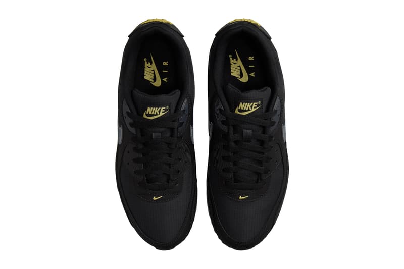 Nike Air Max 90 Black Buff Gold IB7680-001 Release Info