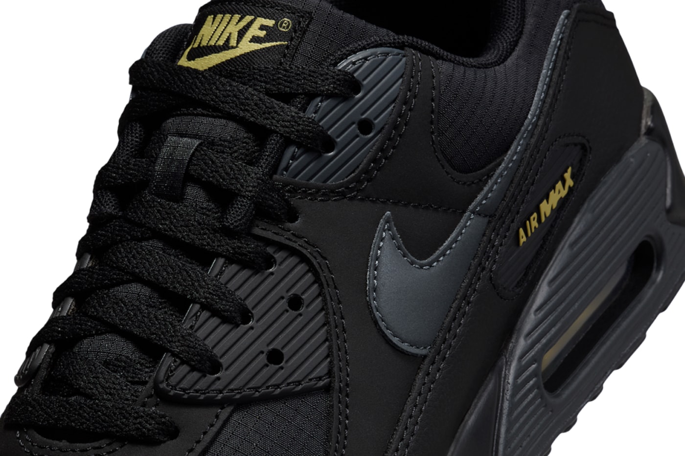 Nike Air Max 90 Black Buff Gold IB7680-001 Release Info