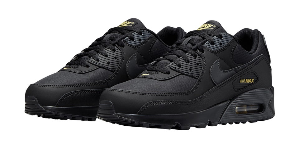 NEW Nike Air Max 90 Black Buff Anthracite Gold IB7680-001 Men\'s Size 13 Nike Air Max 90 Black/Buff Gold/Anthracite IB7680-001  main image 3