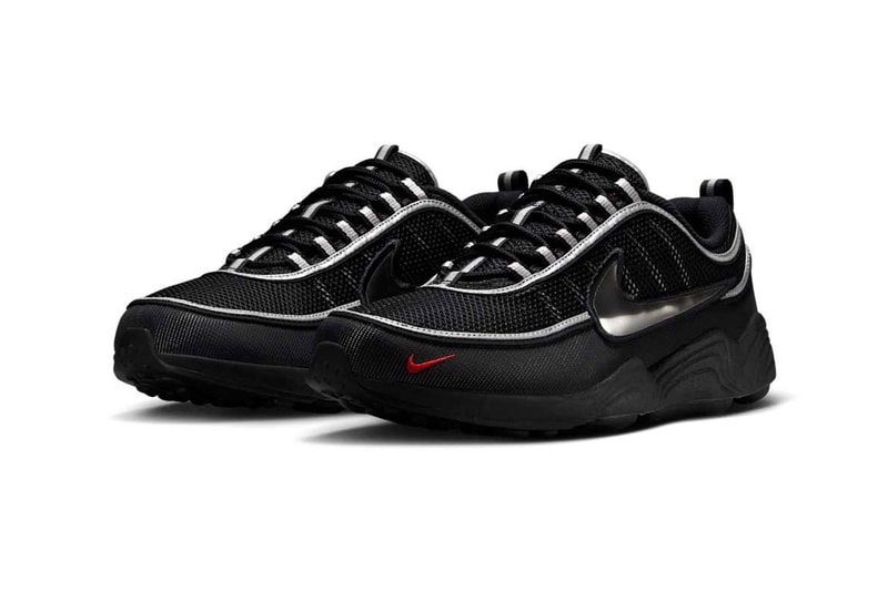 Nike Air Zoom Spiridon "Black/Metallic Silver” HF9117-002 Release Info