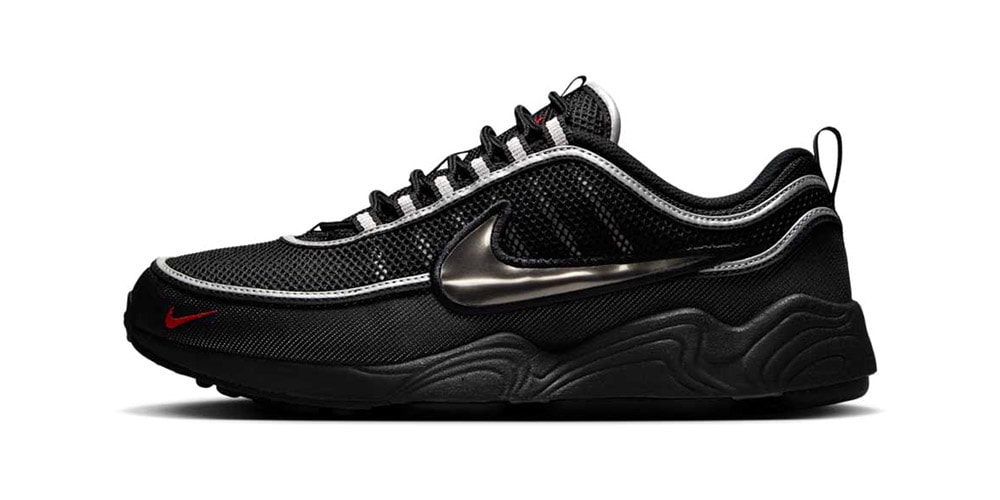 Nike's Air Zoom Spiridon Returns with Sleek "Black/Metallic Silver” Colorway