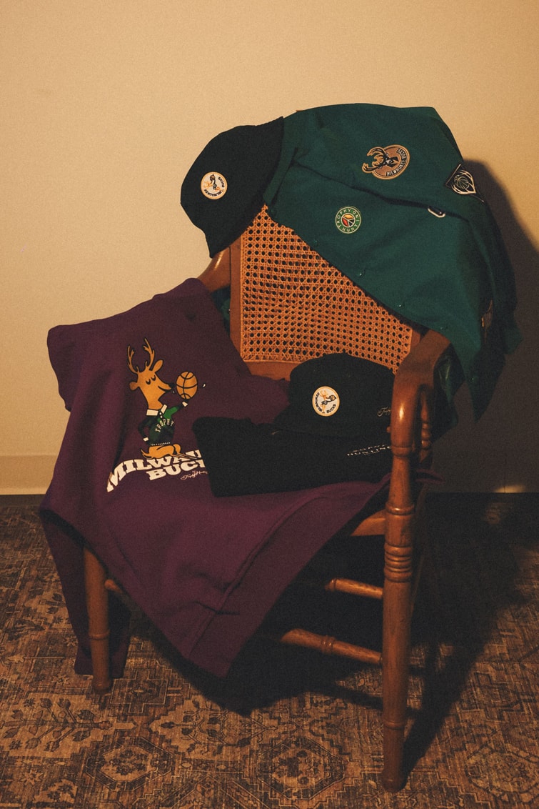 Trophy Hunting x Milwaukee Bucks Connect on Courtside-Ready Capsule release info price drop hoodie coach jacket nba basketball