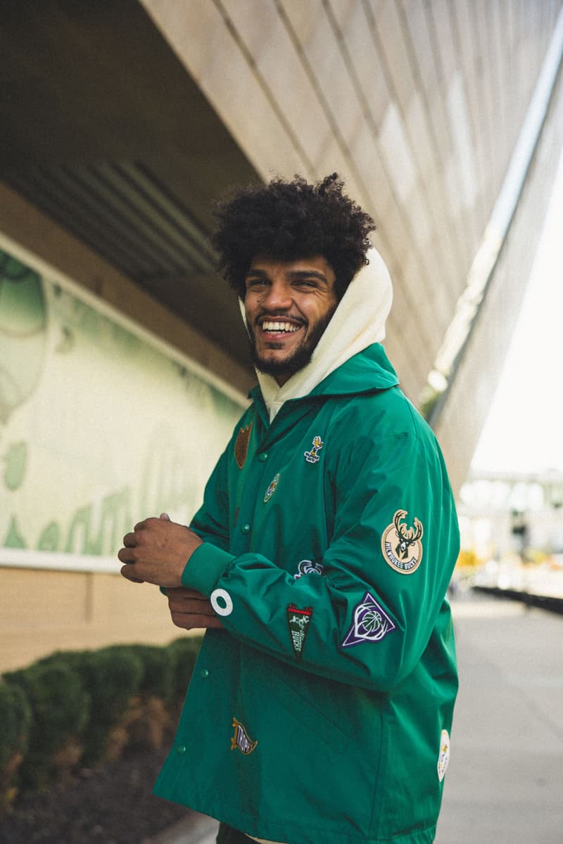 Trophy Hunting x Milwaukee Bucks Connect on Courtside-Ready Capsule release info price drop hoodie coach jacket nba basketball