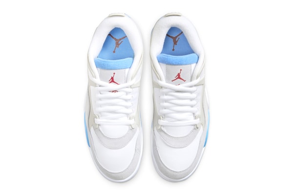 Air Jordan 4 RM "University Blue" White/Summit Grey-University Blue FQ7939-104 nigel sylvester swoosh low top jordan brand michael jordan