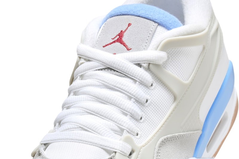Air Jordan 4 RM "University Blue" White/Summit Grey-University Blue FQ7939-104 nigel sylvester swoosh low top jordan brand michael jordan