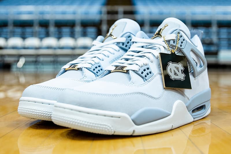 Air Jordan 4 UNC PE 2025 Info release date store list buying guide photos price university of north carolina player exclusive michael jordan mj 23