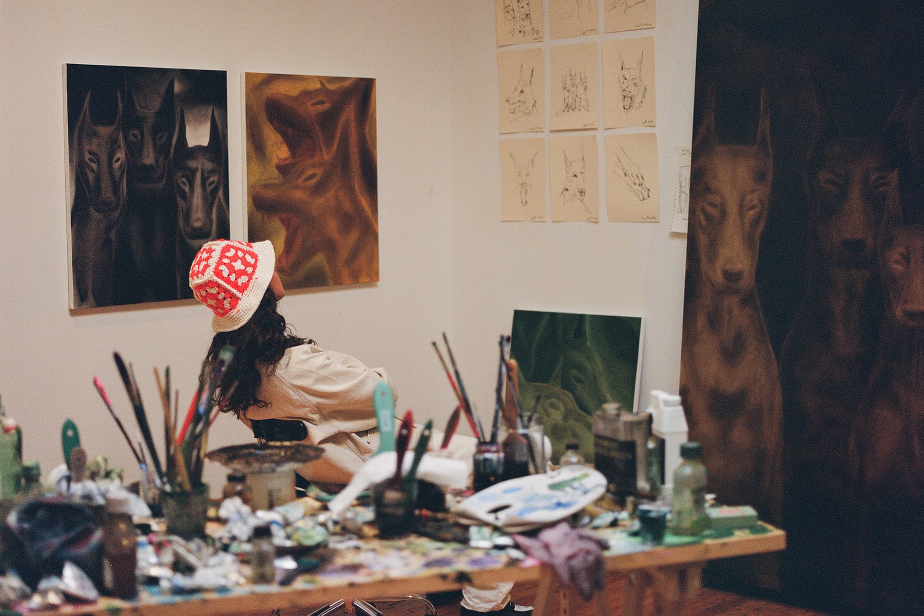 leyla fischer interview hypeart visits artist exhibitions spotlights