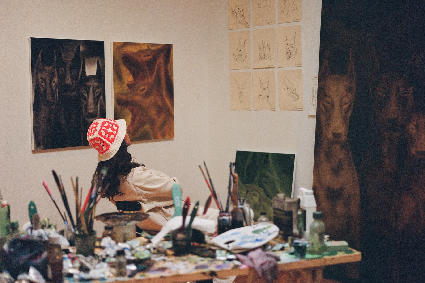 leyla fischer interview hypeart visits artist exhibitions spotlights
