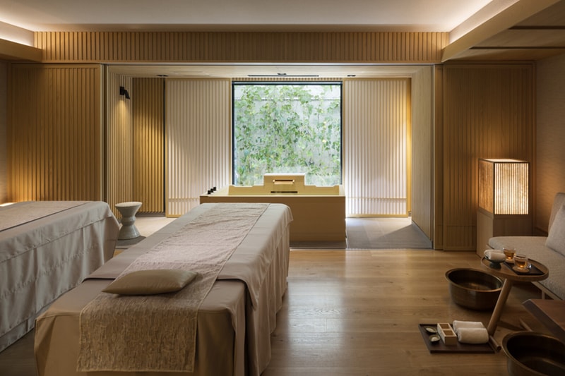 Kengo Kuma Banyan Tree Higashiyama Kyoto Hotel Architecture Japan noh stage bamboo pavilion onsen 