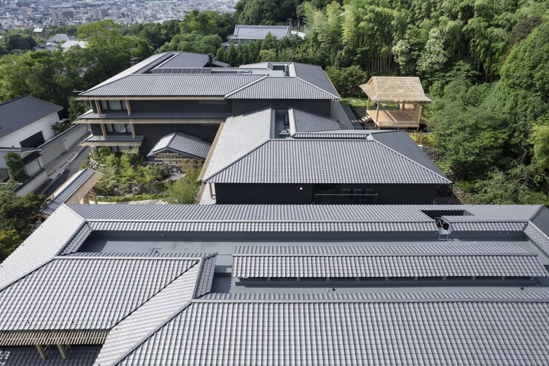 Kengo Kuma Banyan Tree Higashiyama Kyoto Hotel Architecture Japan noh stage bamboo pavilion onsen 