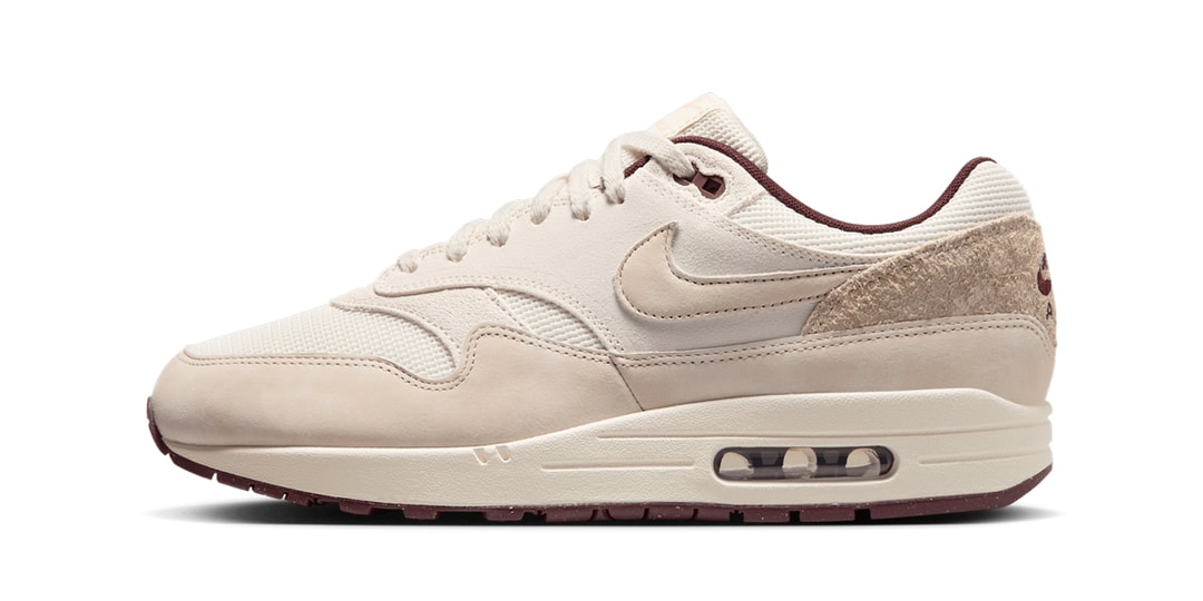 "Sail" and "Burgundy Crush" Combine on This Nike Air Max 1