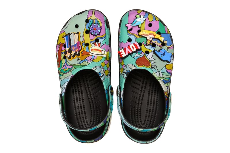 The Beatles Crocs Classic Clog yellow submarine 210895-90H 210893-90H Release Info