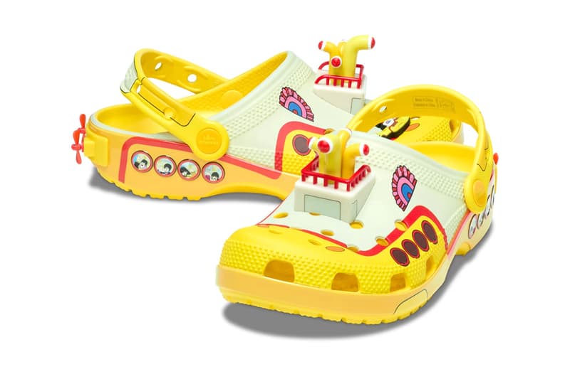 The Beatles Crocs Classic Clog yellow submarine 210895-90H 210893-90H Release Info