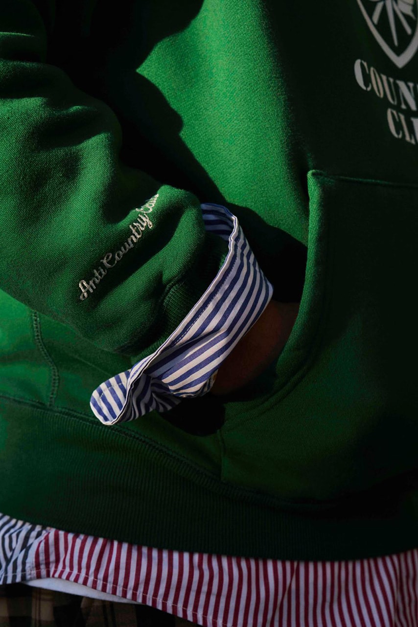 anti country club tokyo american prep ivy league collection metalwood studio cole young shirt varsity jacket hoodie shorts hat stripes checker herringbone