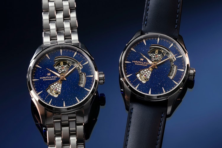 Hamilton Enriches the Jazzmaster Open Heart Collection With Aventurine-Inspired Dials