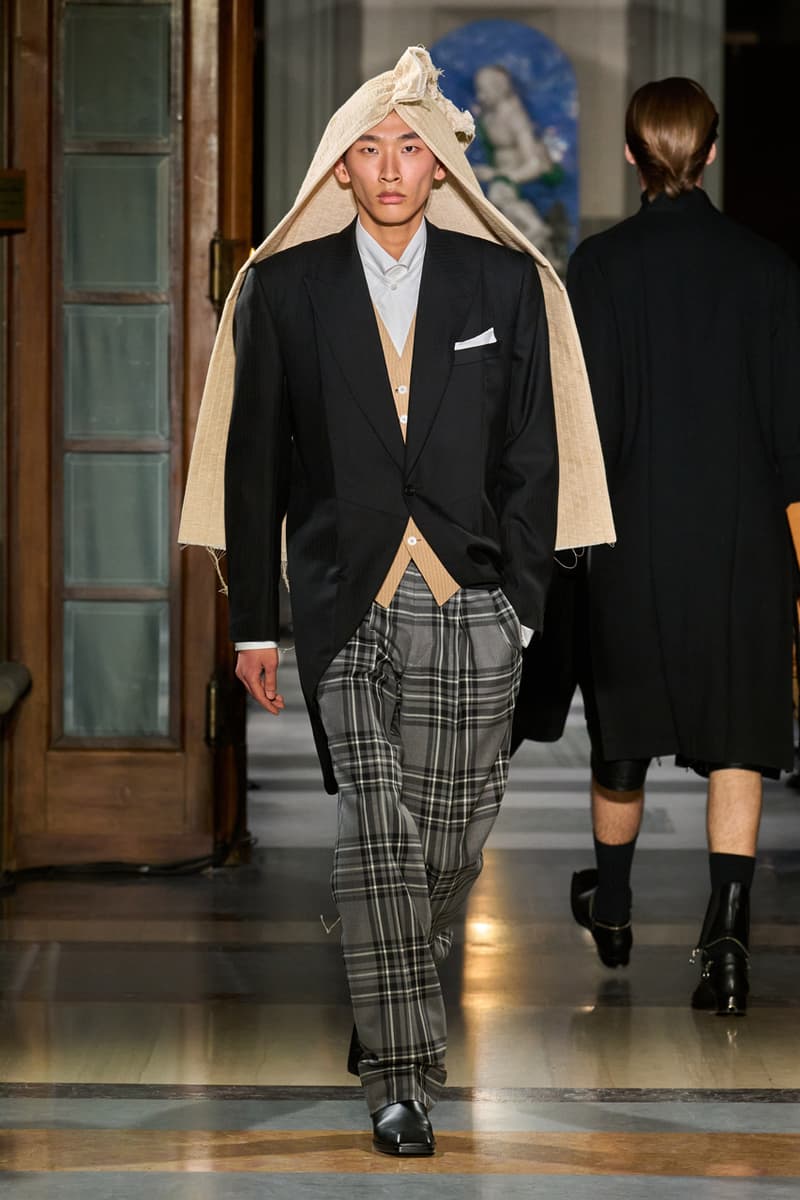 Setchu Fall/Winter 2025 Collection Pitti Uomo 107 Runway Guest Designer Satoshi Kuwata