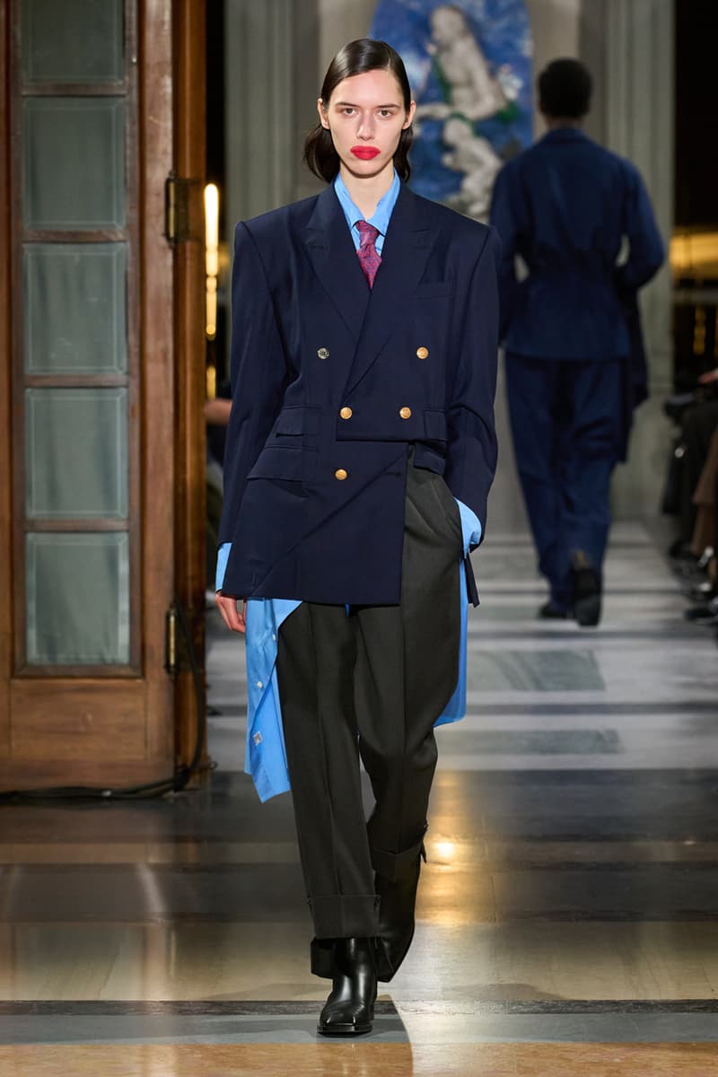 Setchu Fall/Winter 2025 Collection Pitti Uomo 107 Runway Guest Designer Satoshi Kuwata