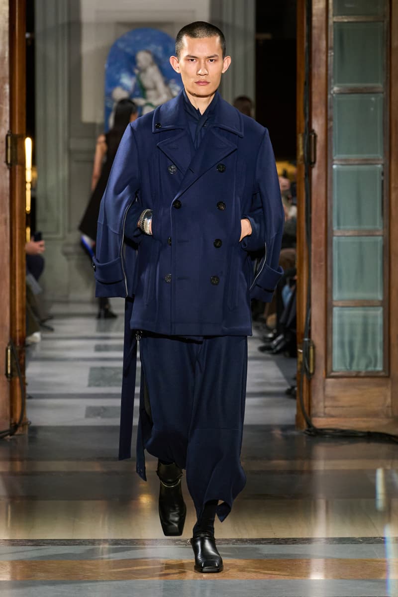 Setchu Fall/Winter 2025 Collection Pitti Uomo 107 Runway Guest Designer Satoshi Kuwata