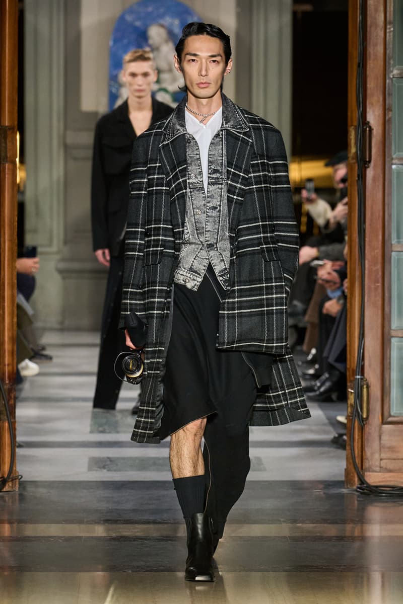 Setchu Fall/Winter 2025 Collection Pitti Uomo 107 Runway Guest Designer Satoshi Kuwata