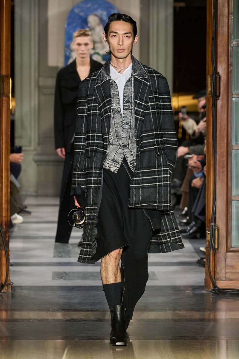 Setchu Fall/Winter 2025 Collection Pitti Uomo 107 Runway Guest Designer Satoshi Kuwata
