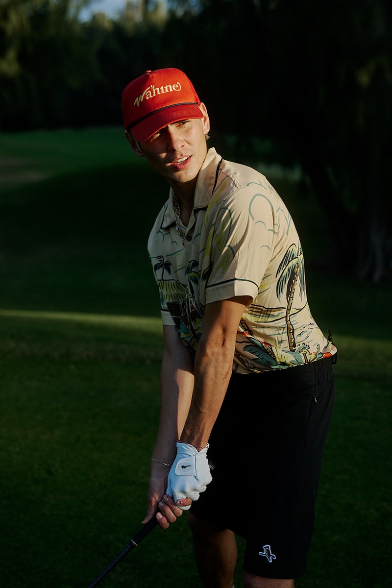 walker golf things wahine evan mock jack fardell australia hawaii collection collaboration apparel polo shorts towel t shirt hat headcover