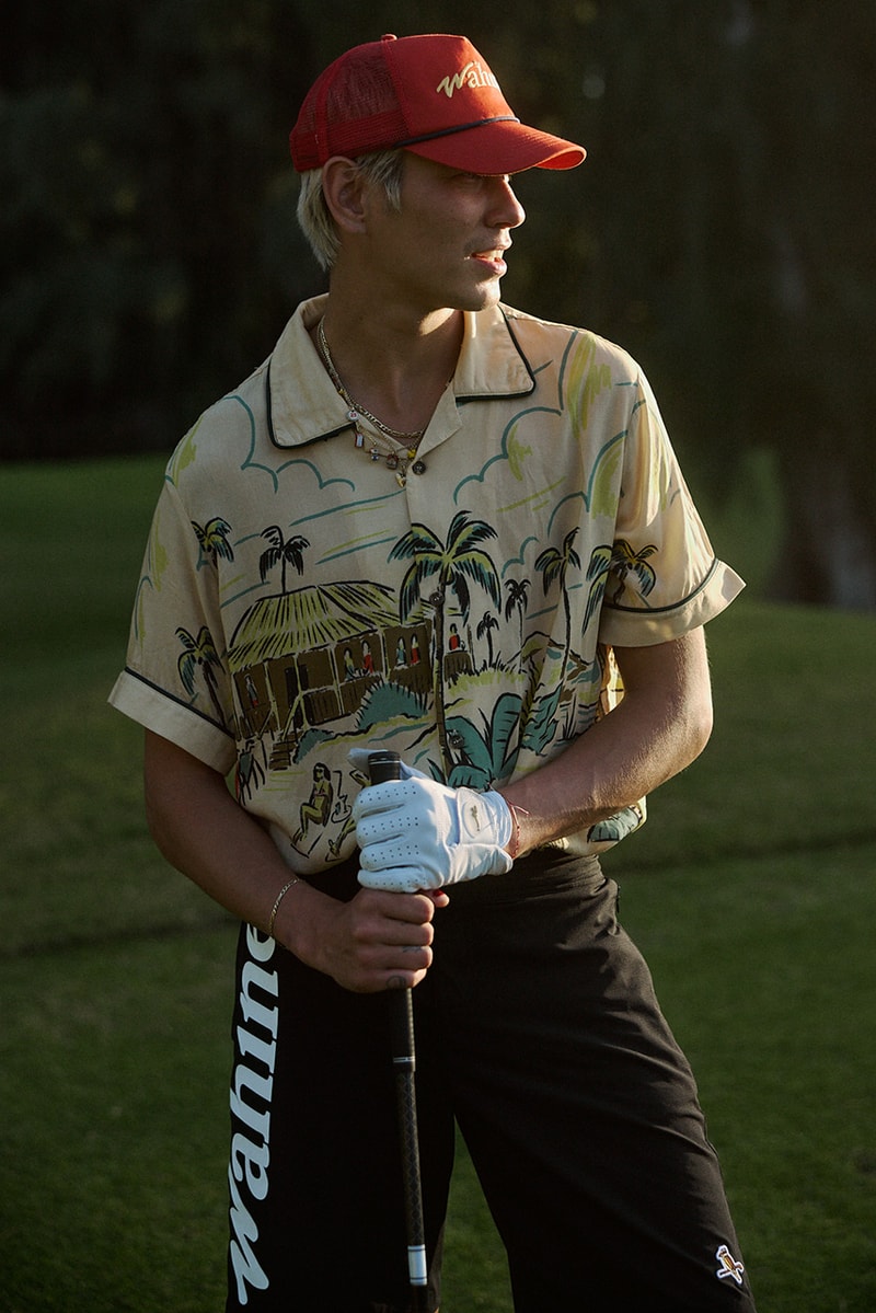 walker golf things wahine evan mock jack fardell australia hawaii collection collaboration apparel polo shorts towel t shirt hat headcover