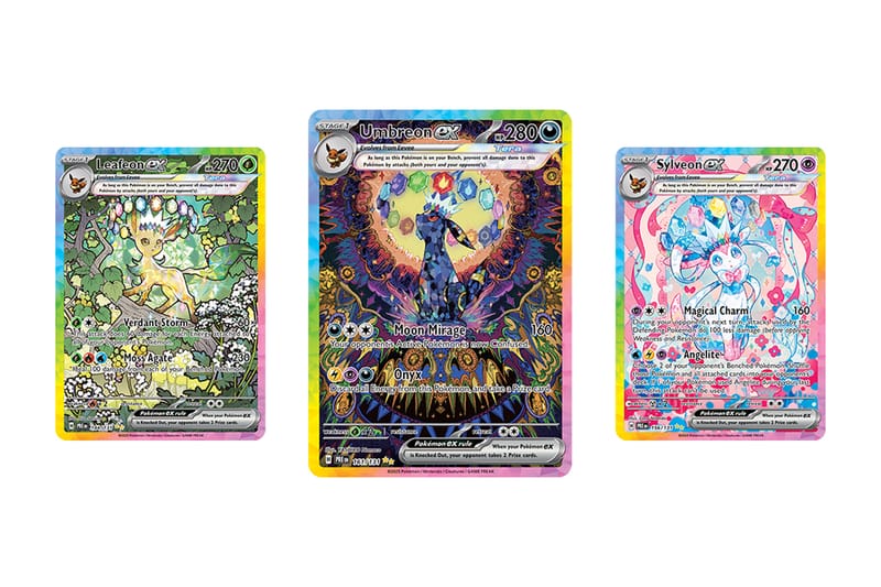 Official Look at the Special Art Cards From 'Pokémon TCG: Prismatic Evolutions'