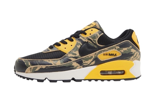 Nike’s “Camo Pack” Adds a Bold Upgrade With the “University Gold” Air Max 90