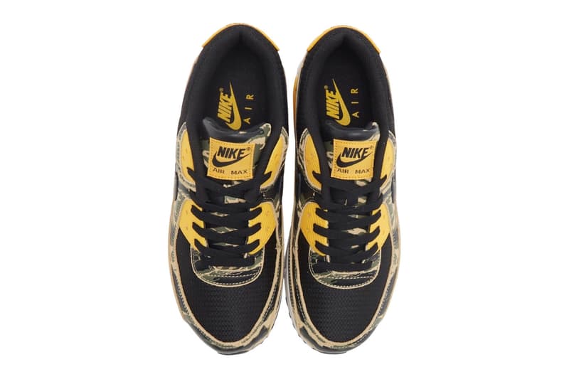 Nike Air Max 90 “University Gold” IF1721-001 “Camo Pack” Release Info 