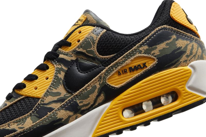 Nike Air Max 90 “University Gold” IF1721-001 “Camo Pack” Release Info 