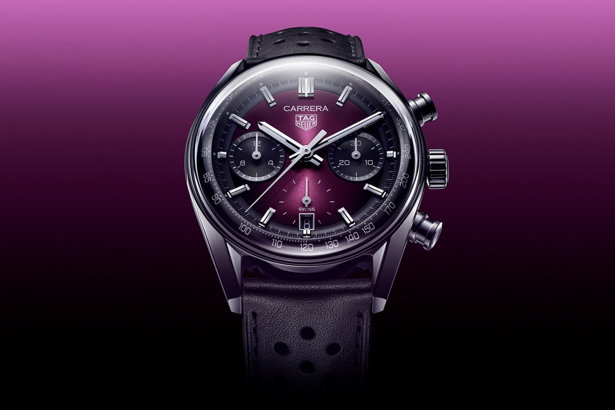 TAG Heuer LVMH Watch Week 2025 Novelties Info Formula 1 Chronograph Oracle Red Bull Racing Carrera Chronosprint Porsche Rallye Carrera Chronograph & Chronograph Tourbillon Purple Editions  Carrera Chronograph Diamond-Set Versions Carrera Date