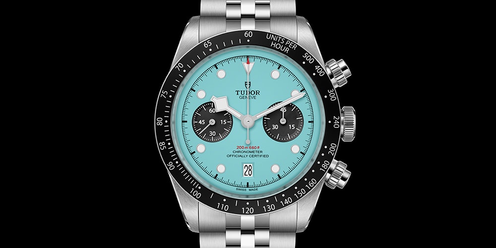 Tudor Unveils the “Flamingo Blue” Black Bay Chronograph