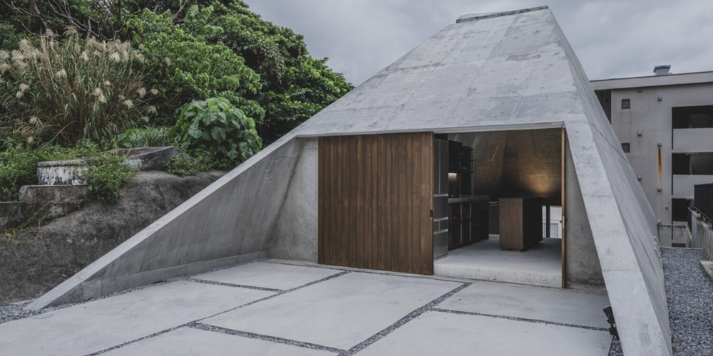 IGArchitects’ Pyramid Hut Draws Inspiration From Traditional Okinawan Tombs