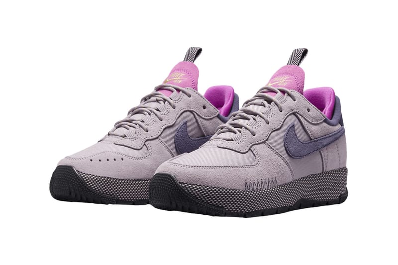 purple suede air force ones