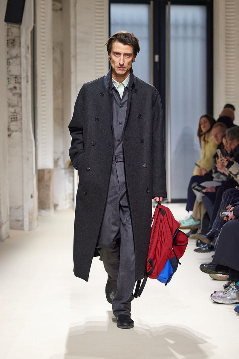 AURALEE FW25 Paris Fashion Week Collection japanese label ryota iwai new balance new balance t500 collaboration runway