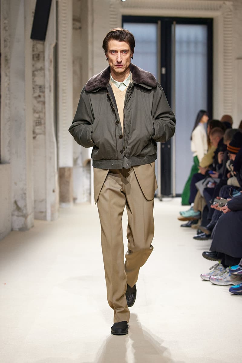 AURALEE FW25 Paris Fashion Week Collection japanese label ryota iwai new balance new balance t500 collaboration runway