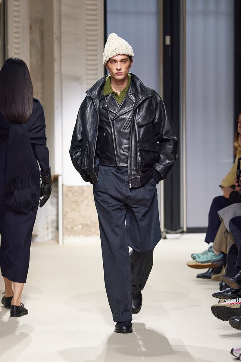 AURALEE FW25 Paris Fashion Week Collection japanese label ryota iwai new balance new balance t500 collaboration runway