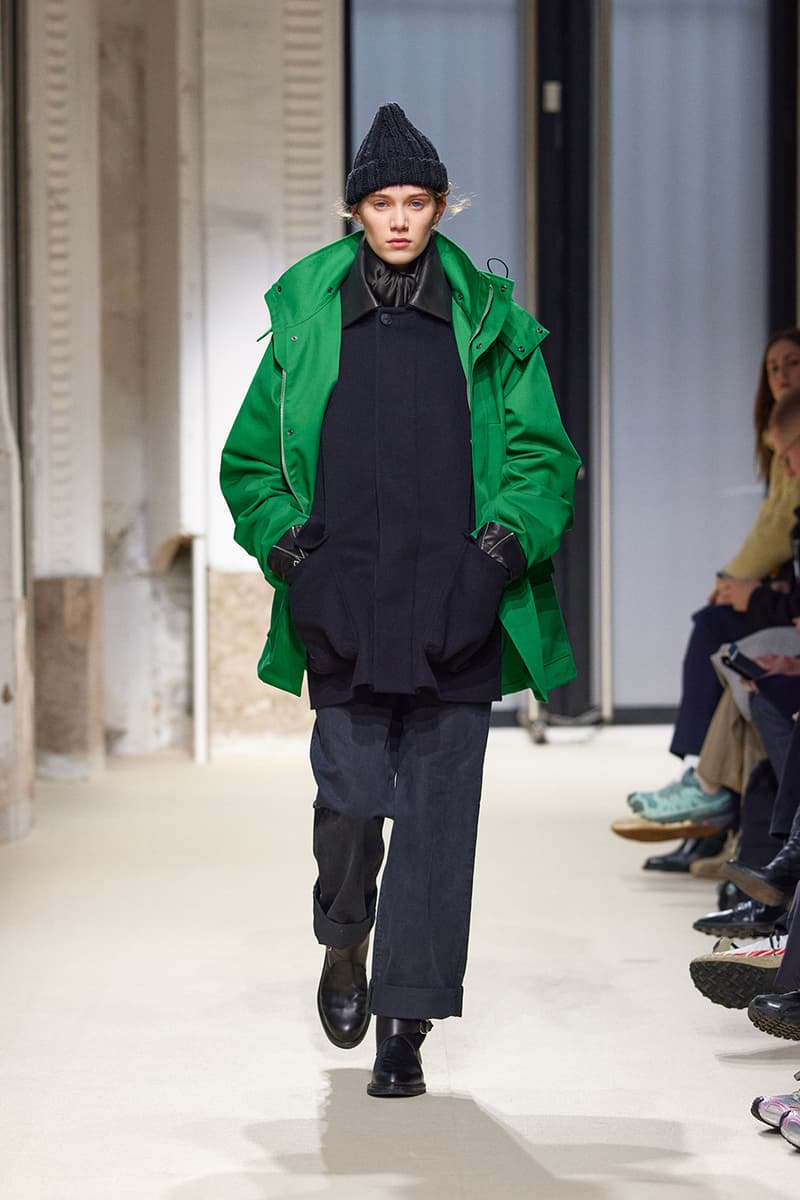 AURALEE FW25 Paris Fashion Week Collection japanese label ryota iwai new balance new balance t500 collaboration runway