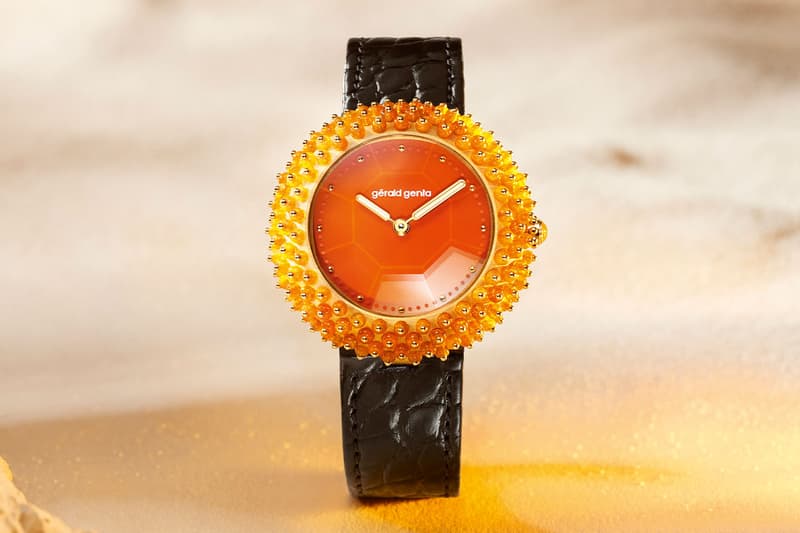 gérald genta Gentissima Oursin Fire Opal Watch LVMH Watch Week Info