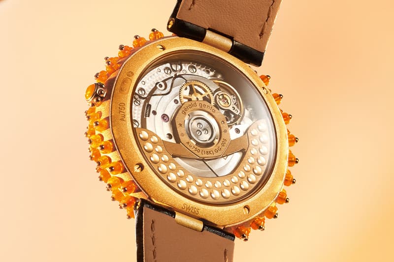 gérald genta Gentissima Oursin Fire Opal Watch LVMH Watch Week Info