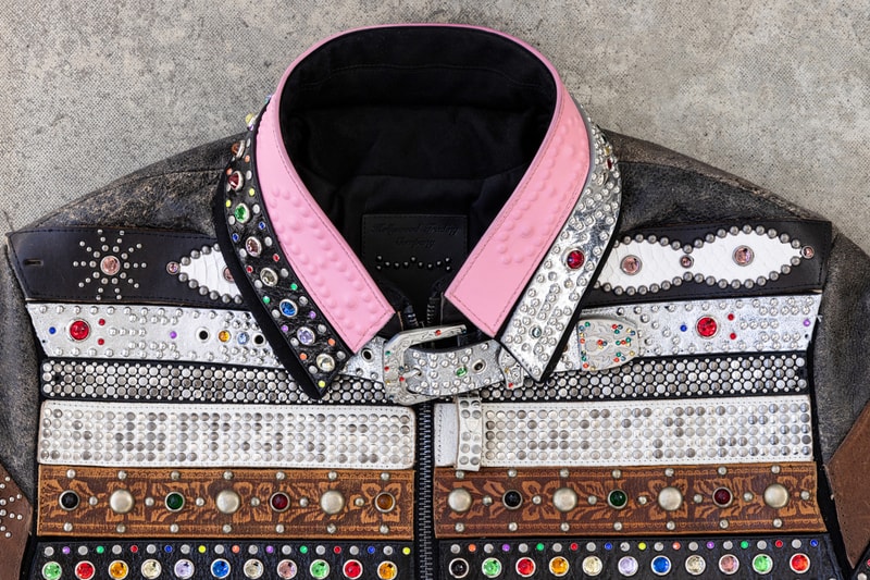 Mattias Gollin's HTC "Replica Suit" Is Made of 50 Kaleidoscopic Belts