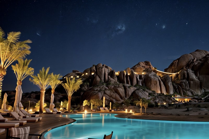 Oppenheim Architecture Desert Rock Resort Hejaz Mountains Saudi Arabia