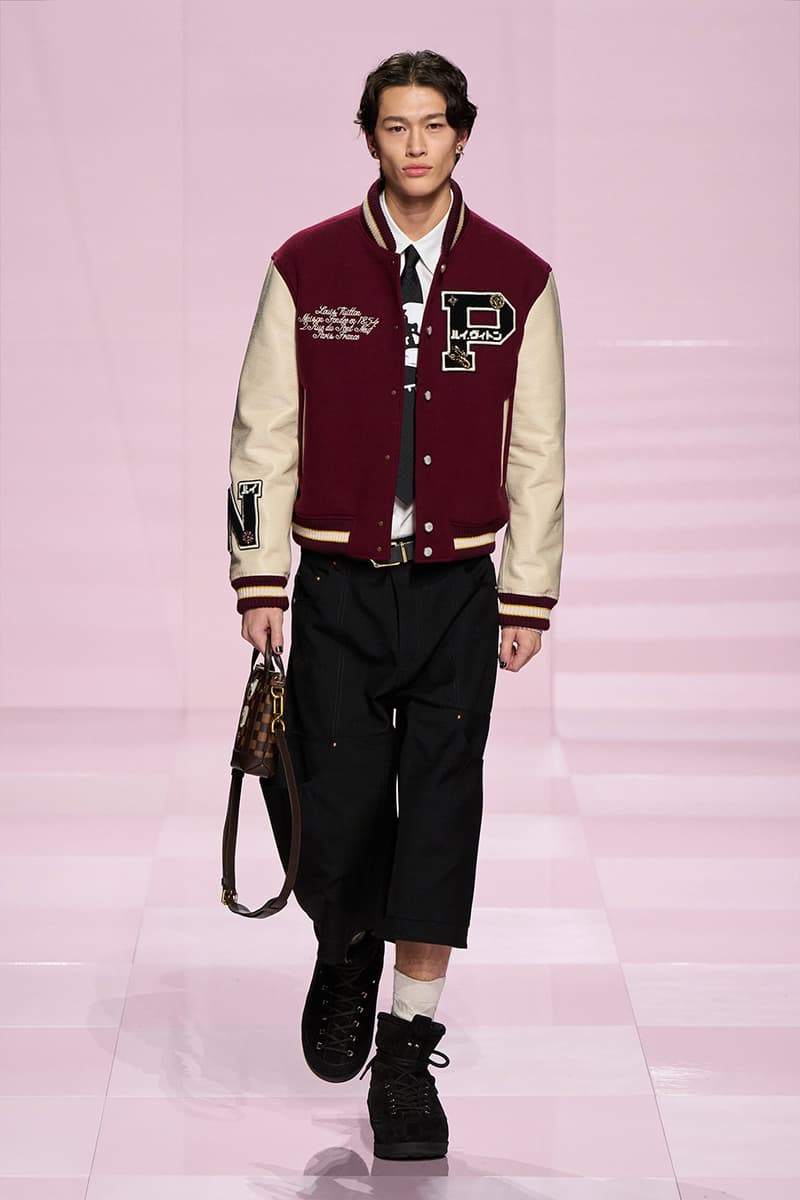 Pharrell and NIGO Prove That Working With Friends Is a Winning Combination for Louis Vuitton FW25 buttersoft skatewear skateboarding shoes collaboration shoes sneakers varsity jackets Callum Turner, J-Hope, Idris Elba, Chris Paul, Victor Wembanyama, Travis Scott