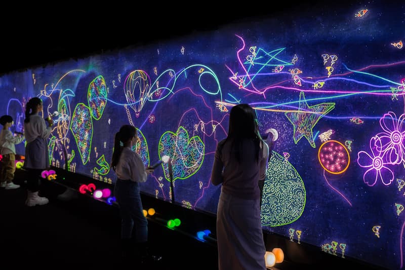 teamLab Planets TOKYO New Expanded Area "Athletics Forest" "Catching and Collecting Extinct Forest" "Future Park" "Sketch Factory" Info 