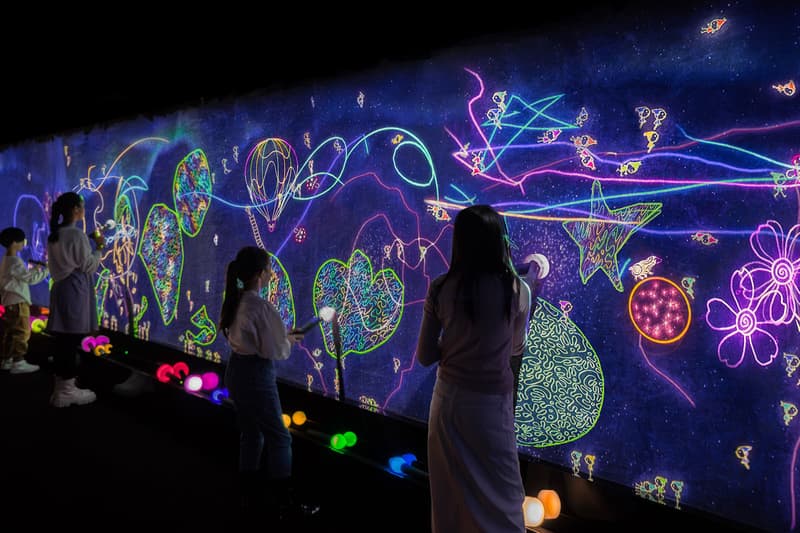 teamLab Planets TOKYO New Expanded Area "Athletics Forest" "Catching and Collecting Extinct Forest" "Future Park" "Sketch Factory" Info