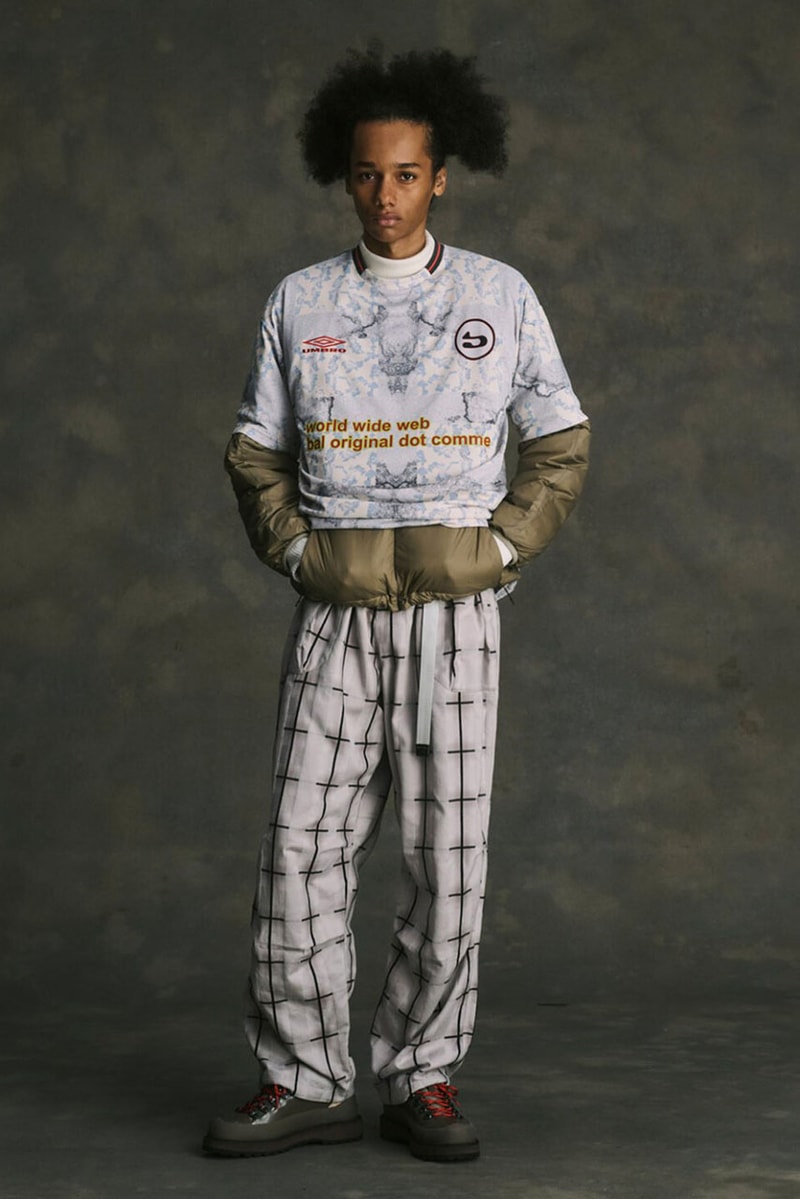 BAL Expands Its Color Palette for SS25 umbro collab release info lookbook spring summer 2025 Umbro, Diemme, Taion, Russell Athletic and Farah