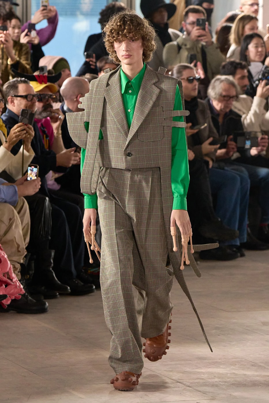 Walter Van Beirendonck FW25 Paris Fashion Week aliens come in peace tailoring future world 