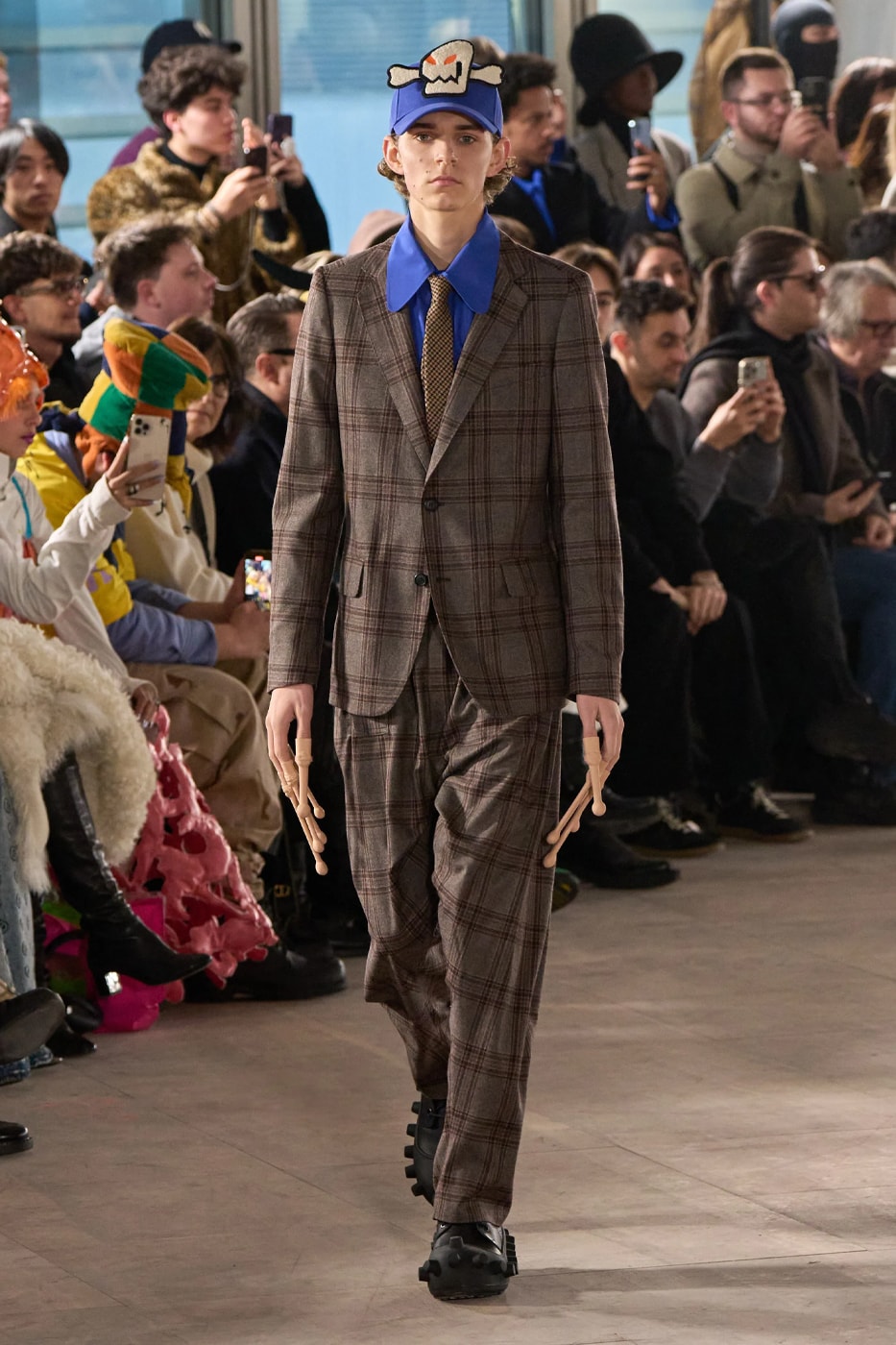 Walter Van Beirendonck FW25 Paris Fashion Week aliens come in peace tailoring future world 
